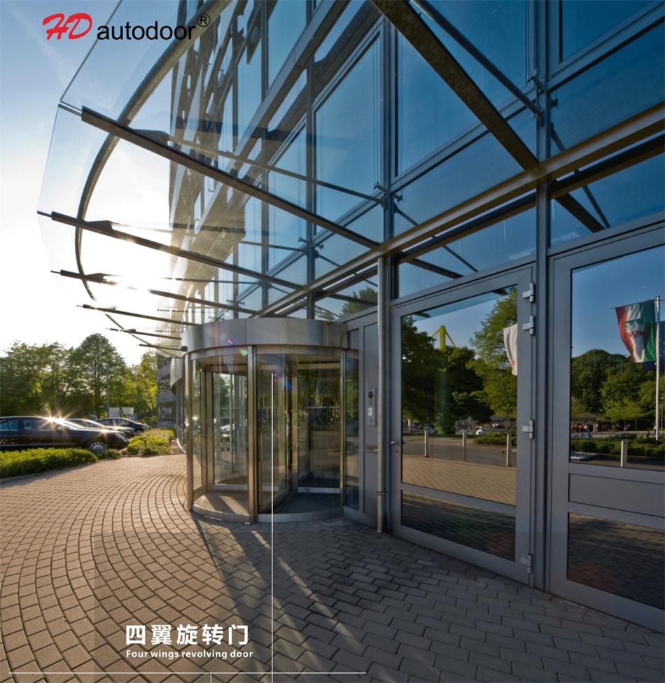 兩翼、三翼、四翼旋轉(zhuǎn)門(mén)：青島恒達(dá)自動(dòng)門(mén)(圖5)